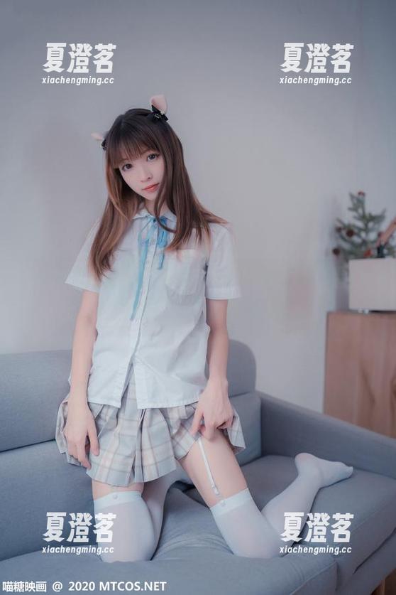 喵糖映画的白T少女，把清新与青春展示得淋漓尽致，原图我爱！