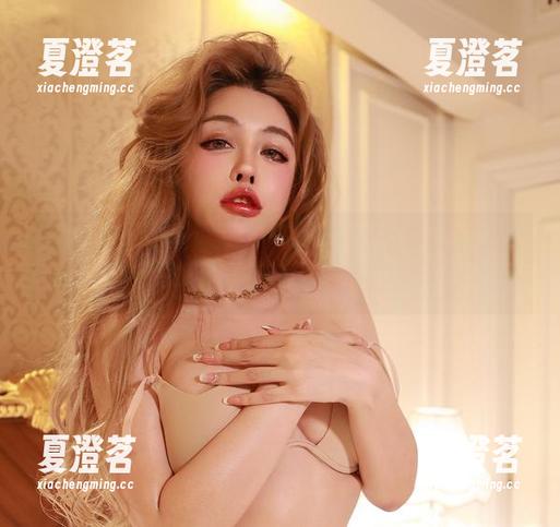 微密圈 - 这组于芷晴的粉白内衣写真，高清画质竟然能这么养眼