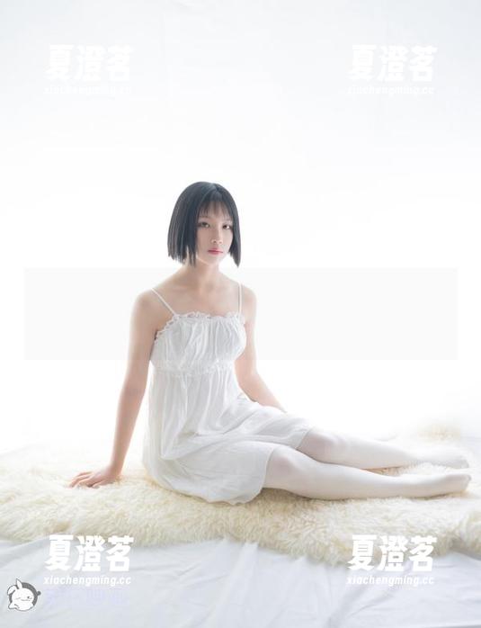兔玩映画：白色双马尾，无圣光加持后，别样的风情