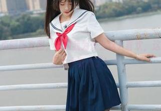 兔玩映画白贞制服套图，别问我为什么这么喜欢，这衣服真的是太太太戳心了！
