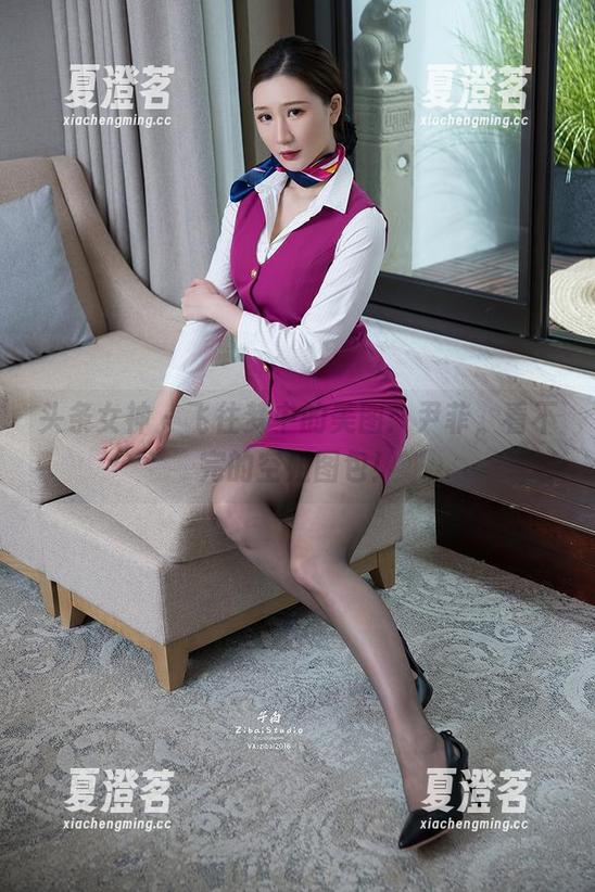头条女神 - 飞往梦中的美图：尹菲，看不完的空姐图包！