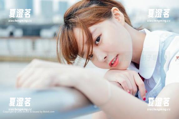 菠萝社 - 柳侑绮和她的影子：双人套图，谁是谁的影子呢？