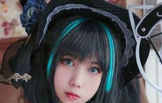 对，魅瞳meroko就是听说黑色很显瘦，在线努力打造成“黑寡妇”，图片反转期待！